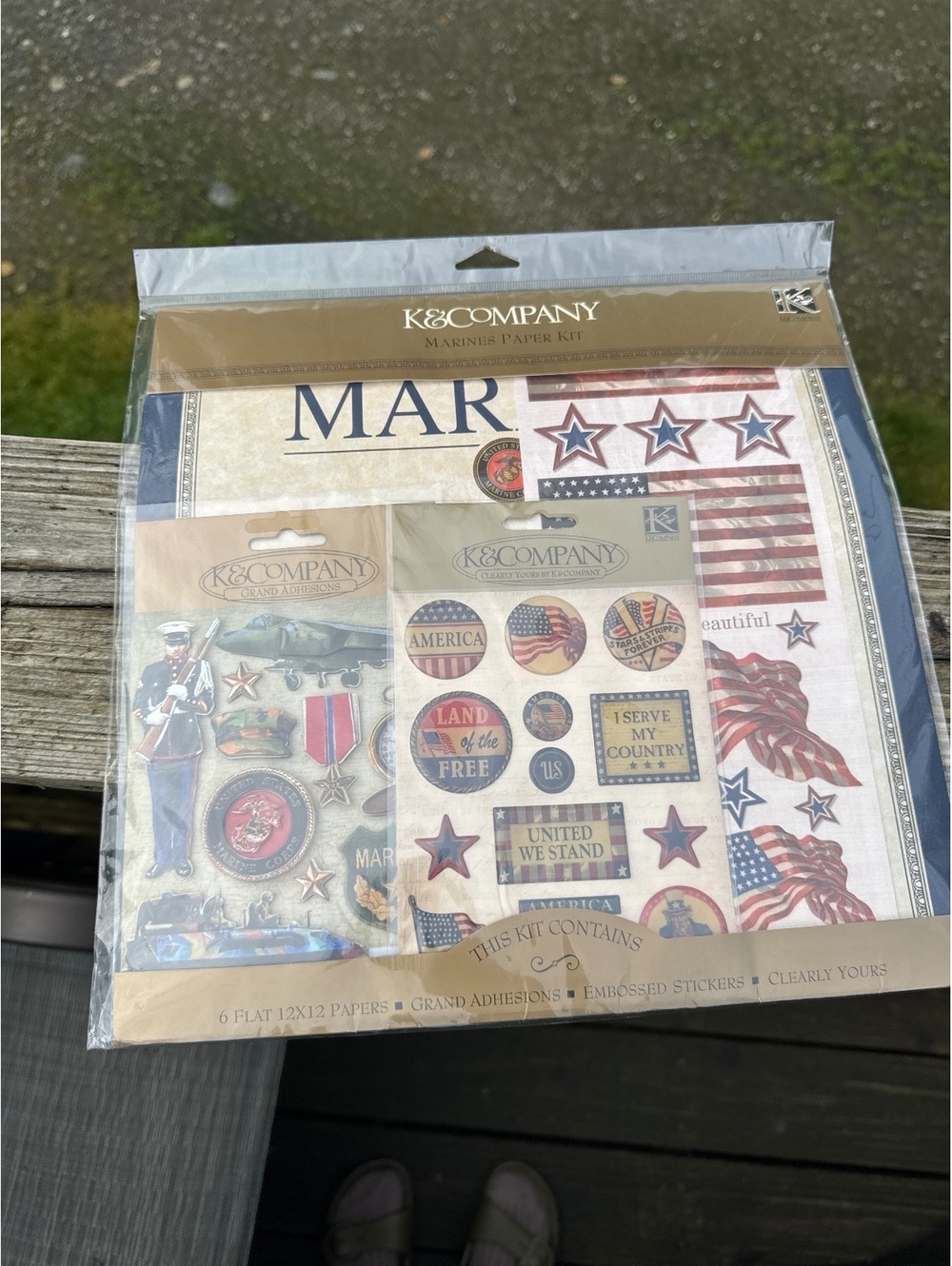 K&Company Marines Paper Kit Scrapbooking Set
